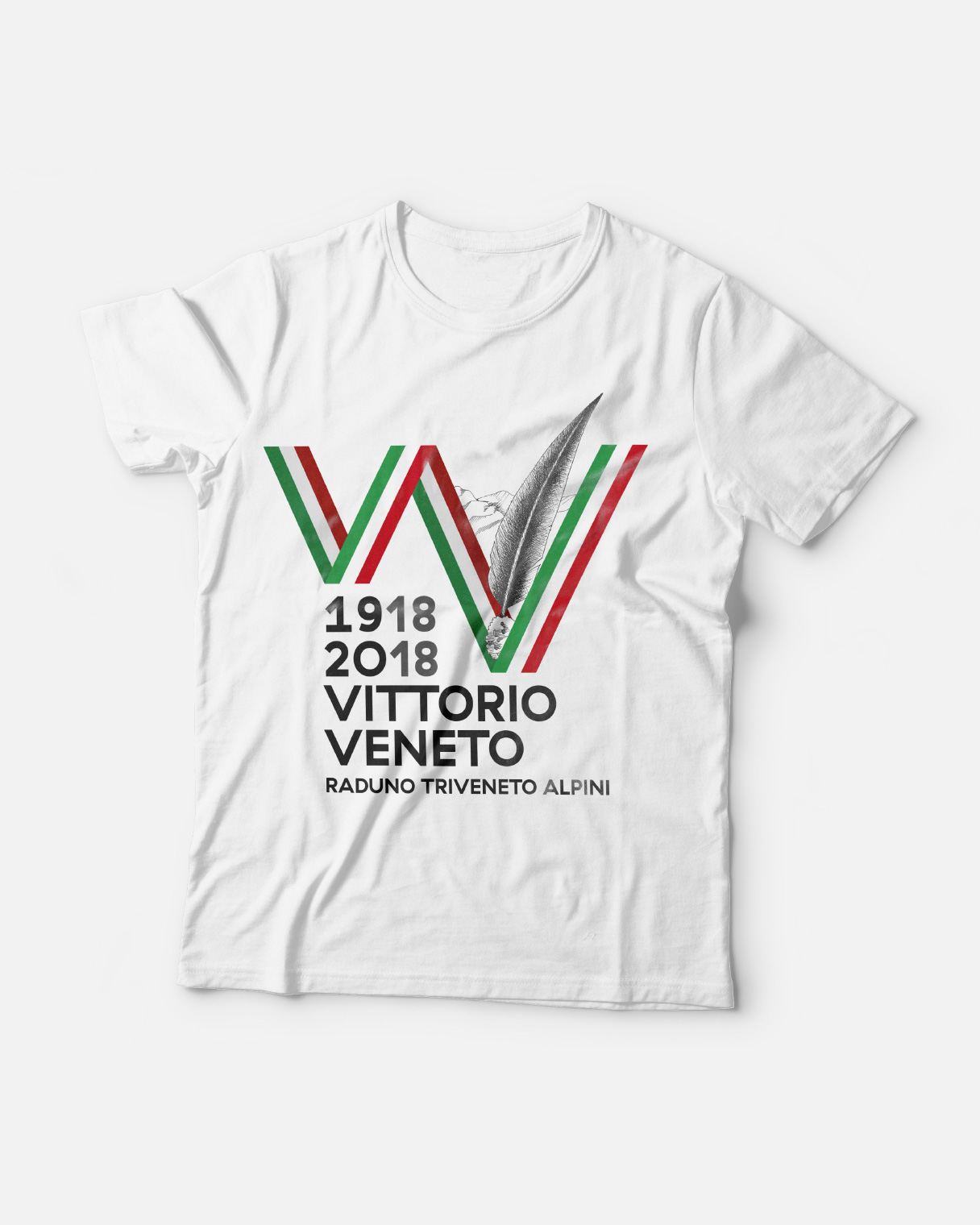 Progettazione grafica t-shirt Raduno Triveneto Alpini | Kora Comunicazione