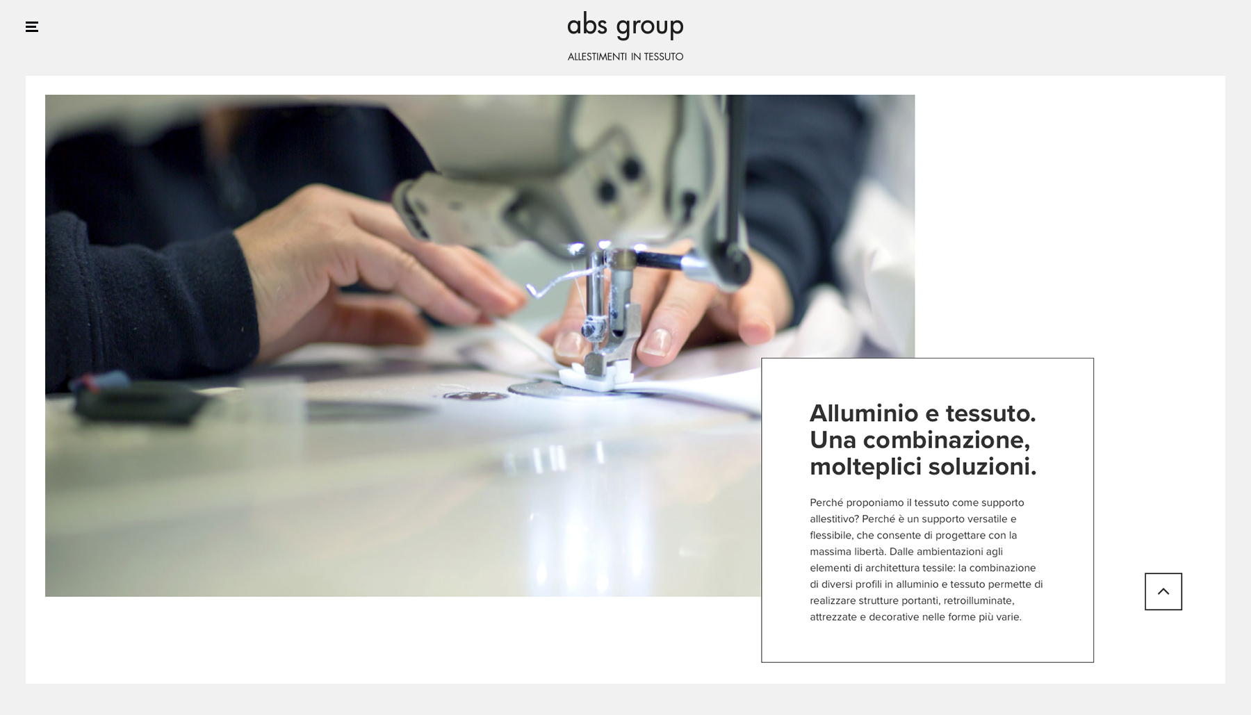 Web identity sito ABS Group | Kora Comunicazione